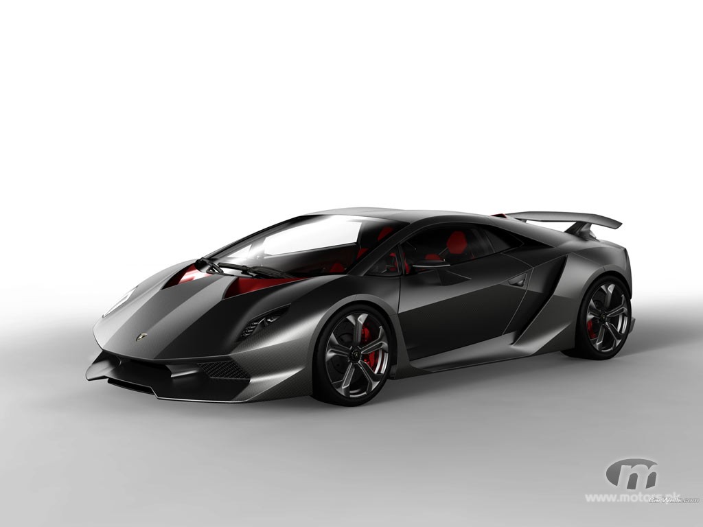 Lambo Sesto Elemento in paris motor show 